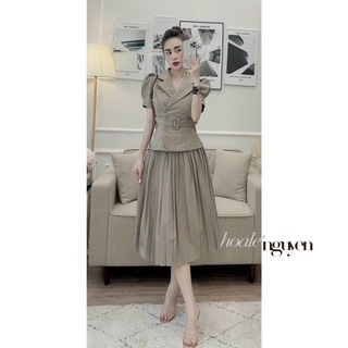 Sét bộ chân váy dập ly