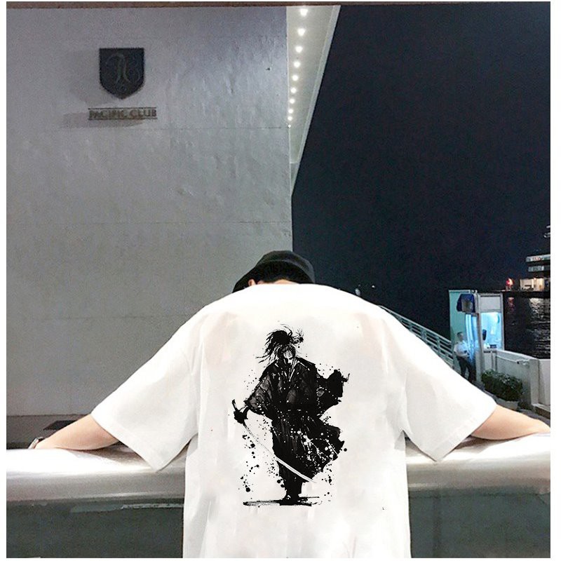 Áo thun unisex form rộng phong cách Nhật Bản đẹp độc lạ vải dày mịn 2019T1638
