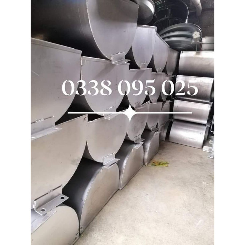 Máng lợn nái dạng lật  tai vuông inox