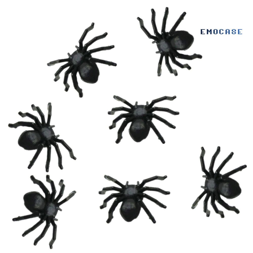 Set 30 Nhện Giả Bằng Nhựa Dùng Để Trang Trí Halloween