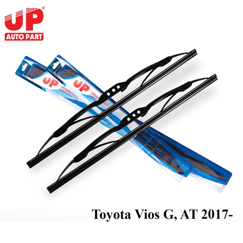 Gạt mưa UP part xương cứng Silicone Toyota Vios G, AT 2017-