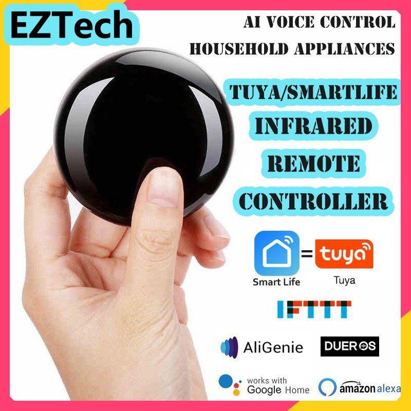 EZTECH TUYA / SmartLife Bộ điều khiển từ xa hồng ngoại thông minh AI Điều khiển bằng giọng nói Điều 