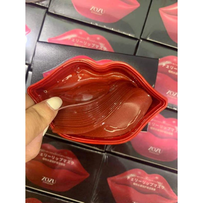 42670 A8 Hộp 20 Miếng Mặt Nạ Ngủ Môi Zozu Stanolent Cherry Dưỡng Môi Giảm Thâm, Mềm Mịn, Hồng Xinh