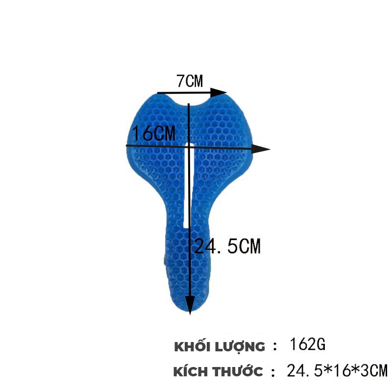 ✅ Đệm Băng Lót Yên Xe Đạp Cao Cấp Chống Nóng, Chống Ê Mông, Siêu Êm, Siêu Thoáng, Siêu Đàn Hồi