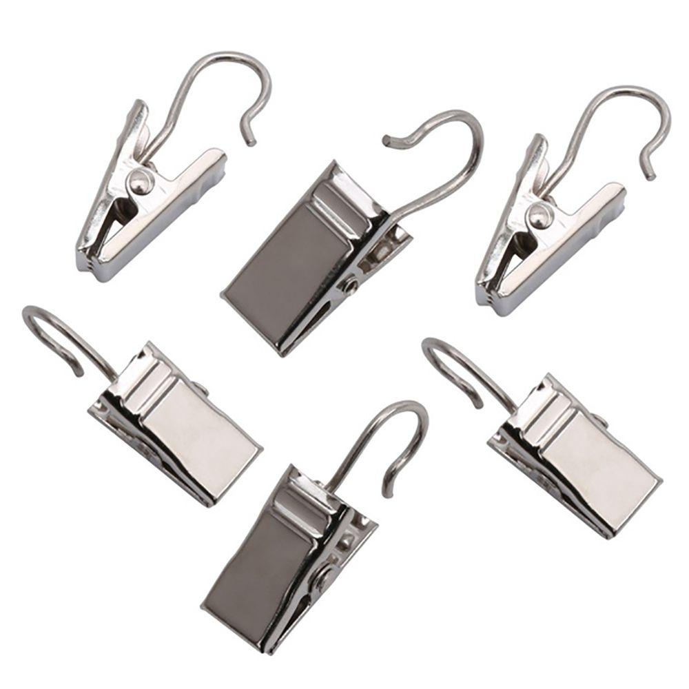 Móc Phơi Rèm Cửa Mini Bằng Sắt Bền Bỉ Đa Năng