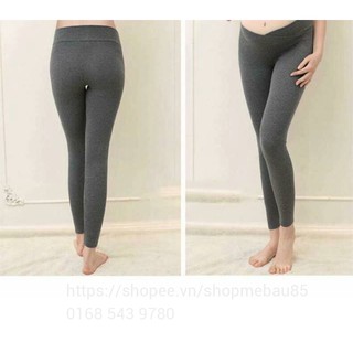 Quần bầu legging CẠP CHÉO