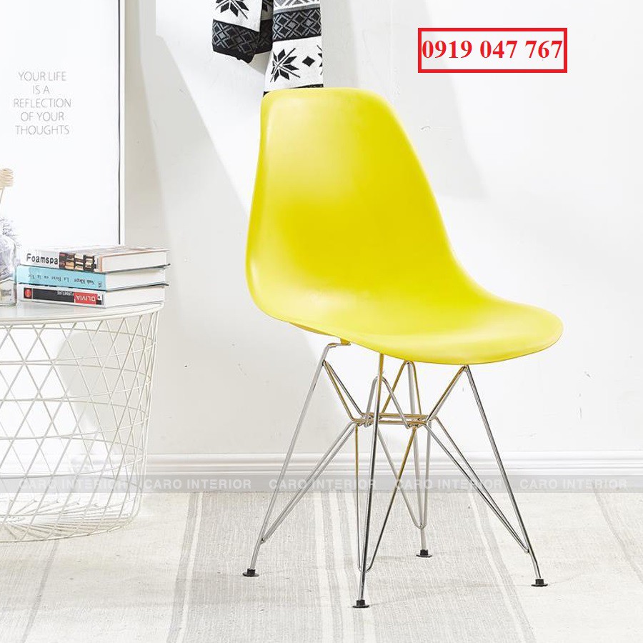 GHẾ NHỰA EAMES CHÂN SẮT 1028A | BigBuy360 - bigbuy360.vn