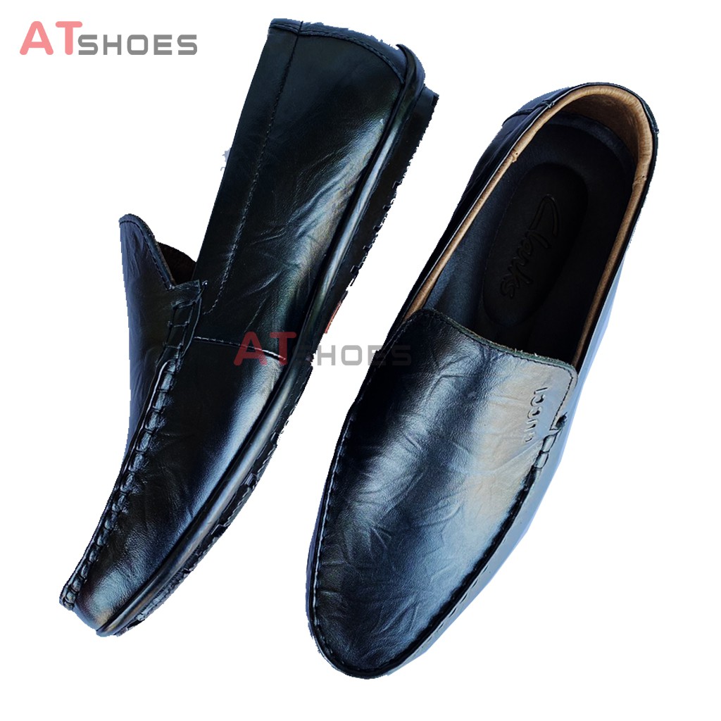 Giày Mọi Nam Giày Nam Da Bò Cao Cấp Atshoes Siêu Bền Êm Chân Phù Hợp Mọi Lứa Tuổi GDAT011