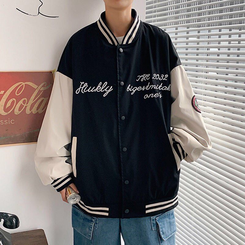 Áo Bomber Chữ Thêu 2032 Siêu Dày Bo Viền Chất Nỉ Tricost Siêu Dày, Siêu Đẹp - Chữ Thêu , Vải Không Nhăn, Không Xù