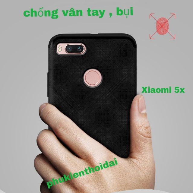 Xiaomi Mi5x ốp lưng dẻo vân caro ( chống vân tay mồ hôi )