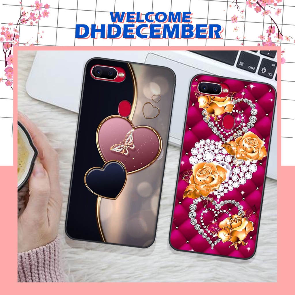 Ốp lưng Oppo A5S / F9 / A7 / A12 in hình hoa tinh tế , mới mẻ DH DECEMBER