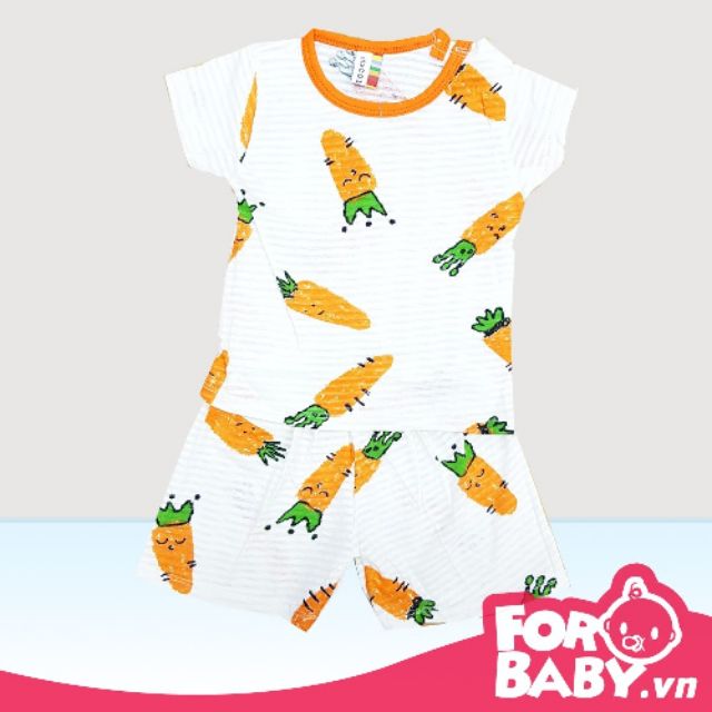 Đồ bộ quần áo cho bé chất cotton sợi tre 5-15kg