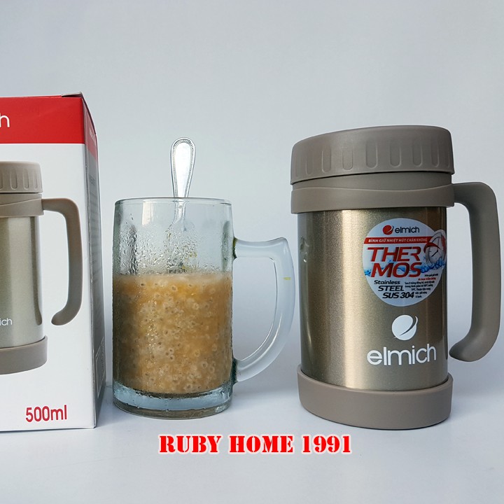 Bình giữ nhiệt Elmich/Bình ủ cháo đựng thức ăn Elmich 500 ml EL0632 - Nhập khẩu Séc 100%