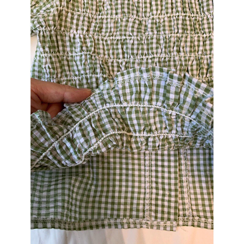 [Tớ có ảnh thật nè] 🥰Áo croptop kẻ/hoa bo chun🥰 | BigBuy360 - bigbuy360.vn