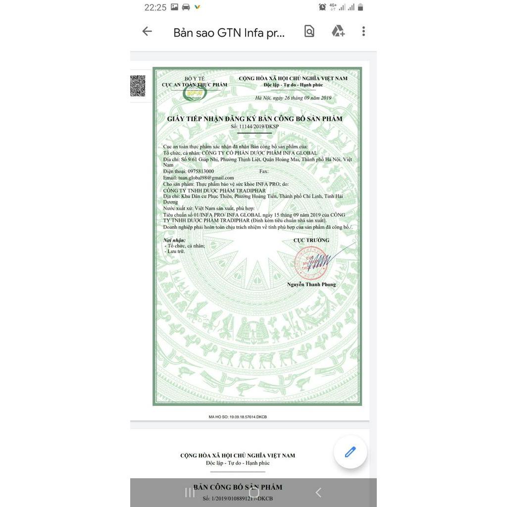 COMPO 5 HỘP BÀO TỬ LỢI KHUẨN INFA PRO