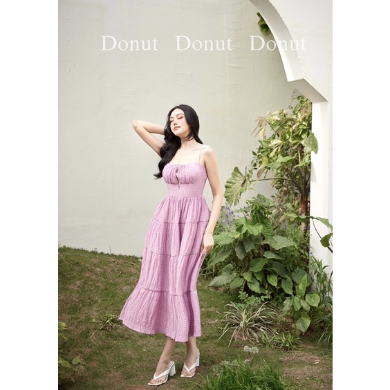 Váy 2 dây xốp tiểu thư