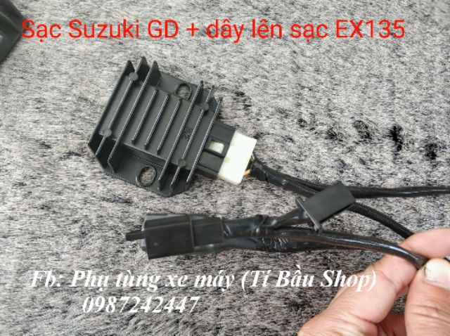 CỤC SẠC SUZUKI GD + BỘ DÂY LÊN SẠC CHO EX135