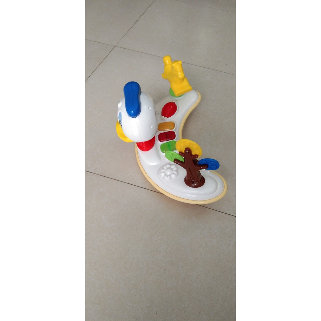 BÀN NHẠC CÓ ĐỒ CHƠI CHO XE TRÒN TẬP ĐI