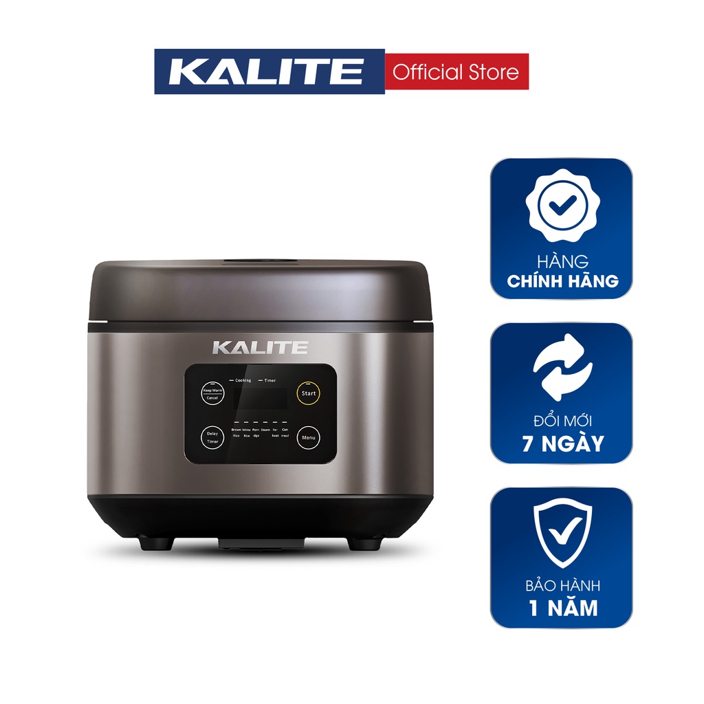 Nồi cơm điện tử đa năng Kalite KL 620 dung tích 1.8L nấu cơm tiết kiệm điện