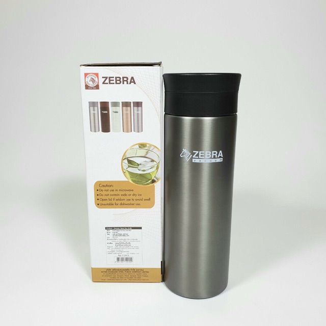 Bình giữ nhiệt Zebra Thái Lan có túi lọc trà 0.5L