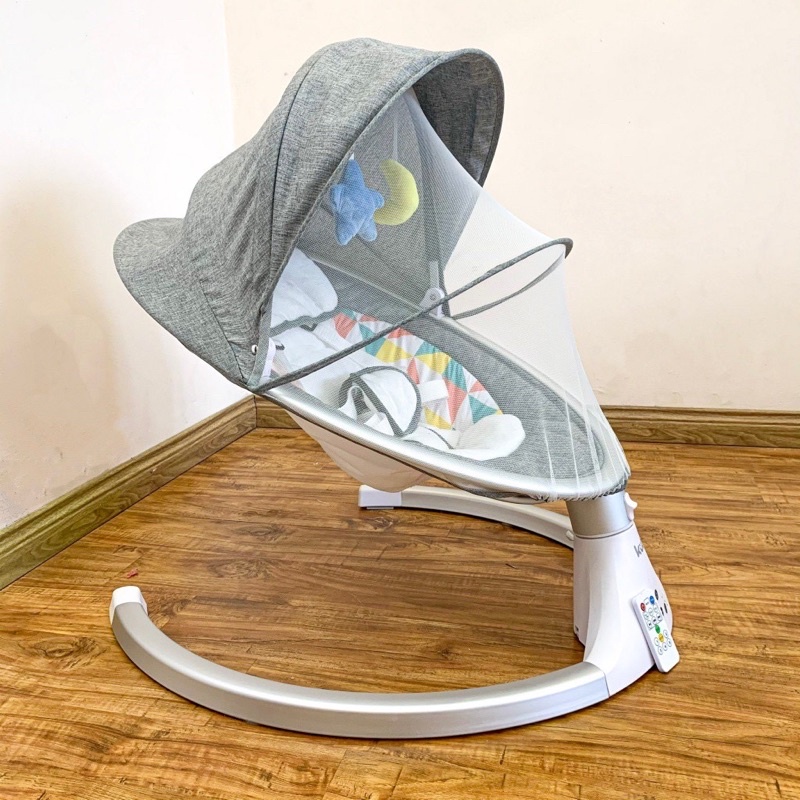 Nôi điện KUB, nôi điện BABY SWING KUB để võng cho bé có điều khiển từ xa