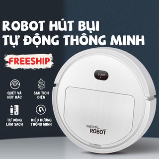 Robot Hút Bụi, Máy Hút Bụi Sàn Thông Minh Tự Động Làm Sạch Sàn Nhà PAPAA.HOME