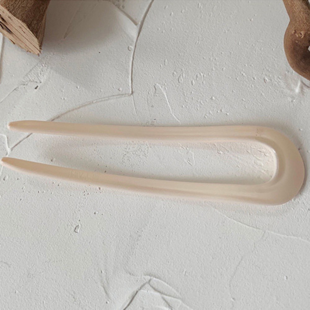 Trâm Cài Tóc Hình Chữ U Bằng Acrylic Nhiều Màu Sắc Phong Cách Hàn Quốc Cho Nữ