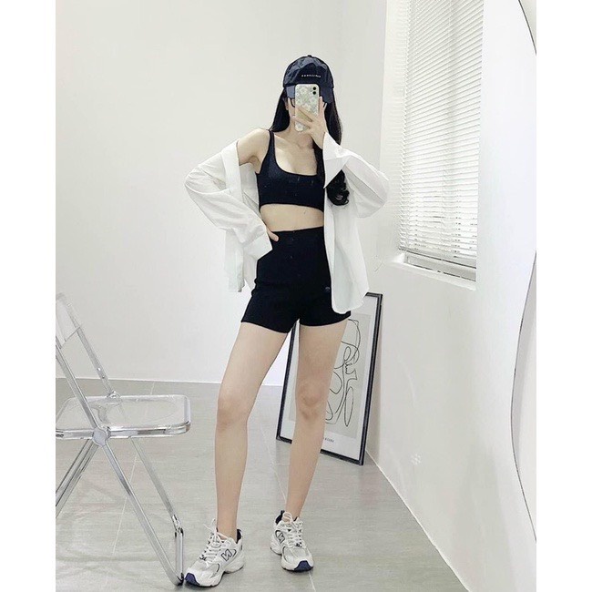 Quần Biker Short Dáng Ngắn Nữ Tôn Dáng Nâng Mông , Mùa Hè Năng Động