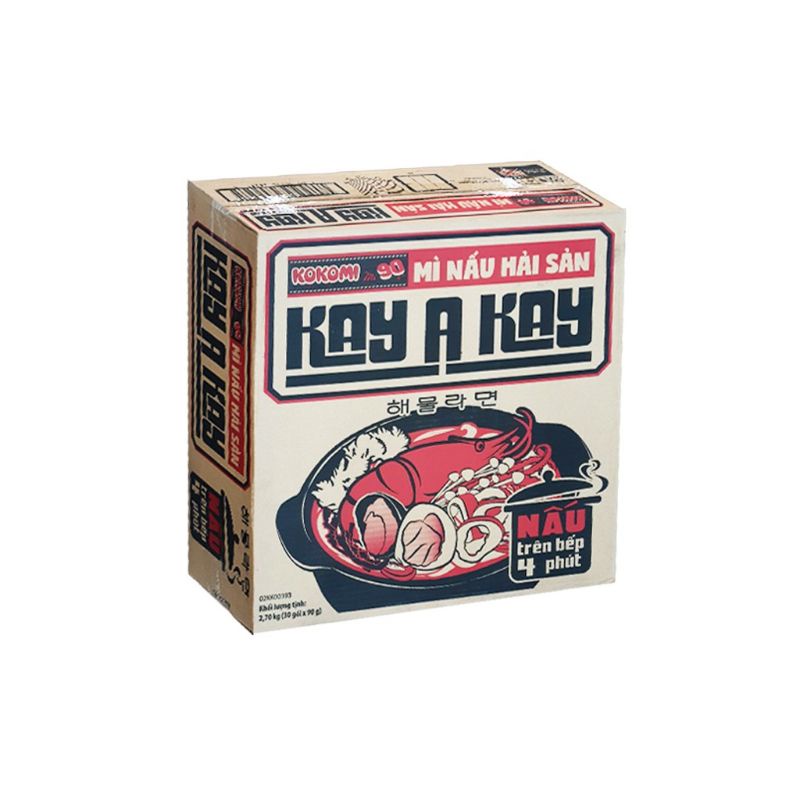 Mì nấu hải sản 4 phút KayAKay 90g | BigBuy360 - bigbuy360.vn