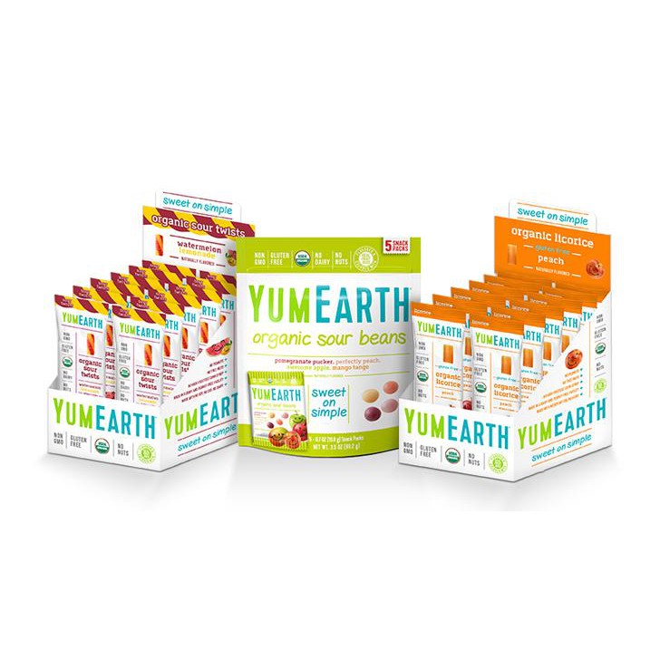 [Date 2022]Kẹo mút hữu cơ Yumearth Organic Pops / Kẹo dẻo hữu cơ hương trái cây