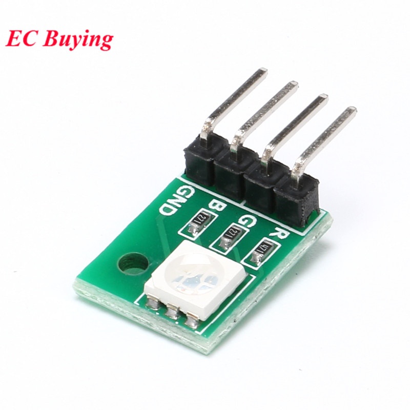 Bảng Mạch Cảm Biến Đèn LED RGB ESP8266 ESP01 ESP-01 WS2812 5050 SMD 3 Màu Dành Cho Arduino KY-016-009