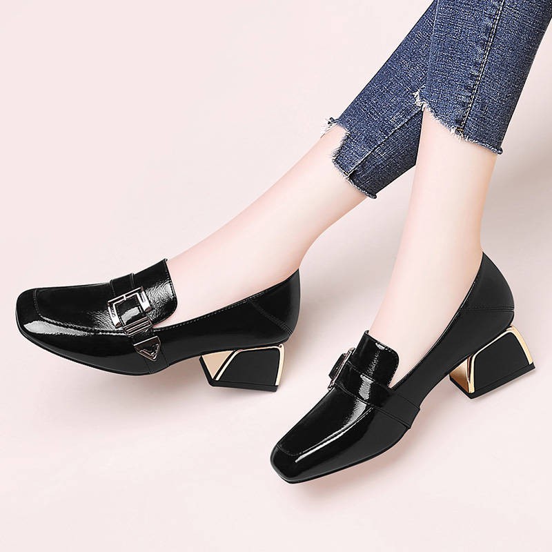 Giày Cao Gót Đế Dày Thời Trang Thanh Lịch Cho Nữ