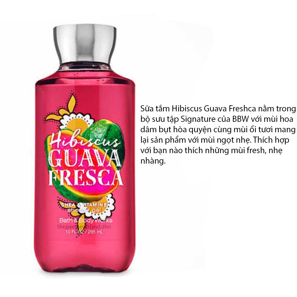 Sữa tắm Bath and body works FOREVER RED, Sunset Glow, Secret Wonderland 295ml