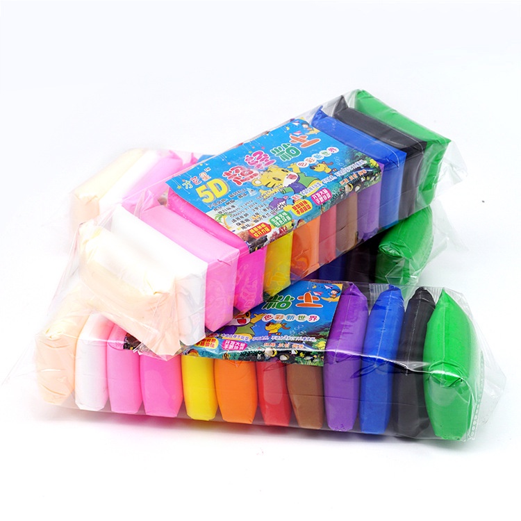 Set đất nặn 7 màu siêu mềm mịn cho bé thỏa sức sáng tạo