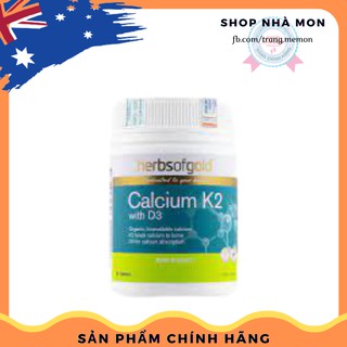 Herbs Of Gold Calcium K2 With D3 - Viên uống bổ sung canxi