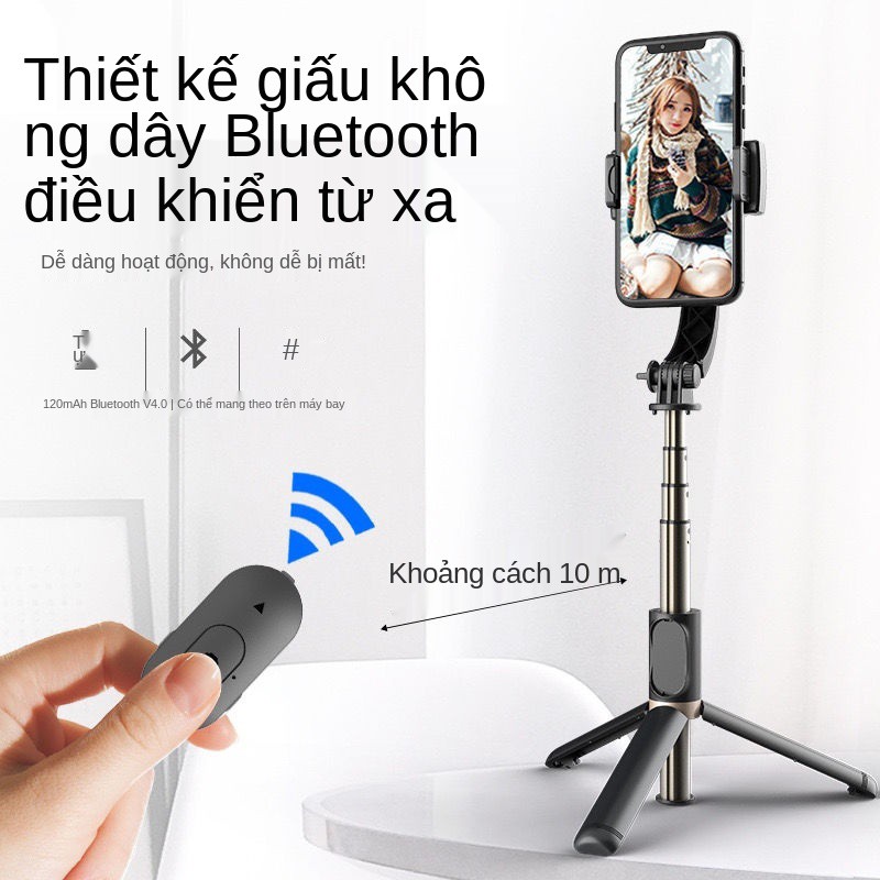 Bộ ổn định gậy chụp ảnh tự sướng chống rung điện thoại di động thông minh Vibrato Chân máy Bluetooth phát sóng trực