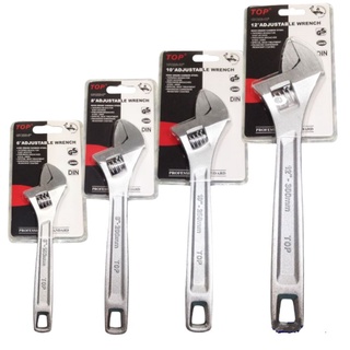 Cây mỏ lết cao cấp hiệu top đài loan cờ lên tự động 6” 150mm 8" 200mm 10" 250mm 12" 300mm