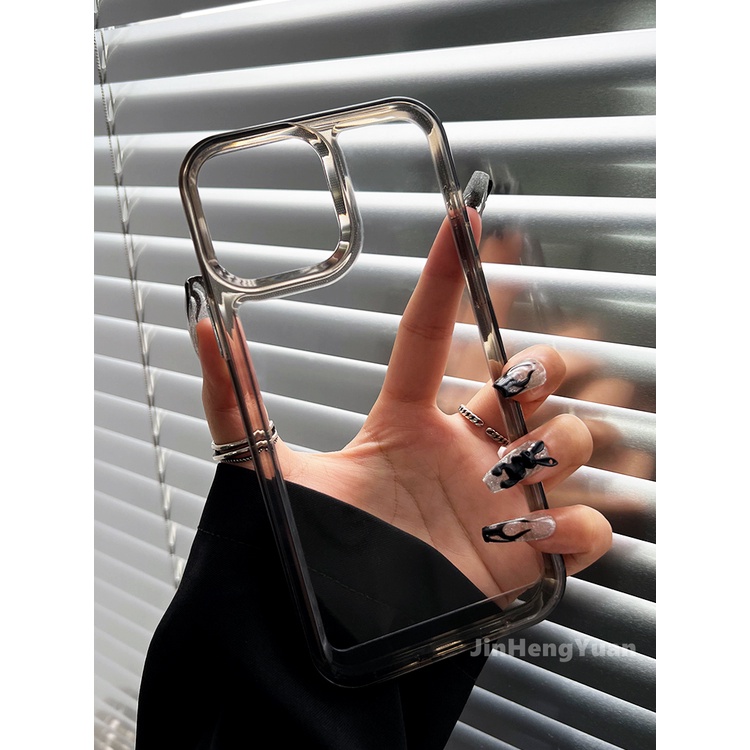 Ốp Điện Thoại Acrylic Mềm Trong Suốt Chống Sốc Cho IPhone 14 13 12 Mini 11 Pro Max XR X XS Xsmax 7 8 Plus SE2