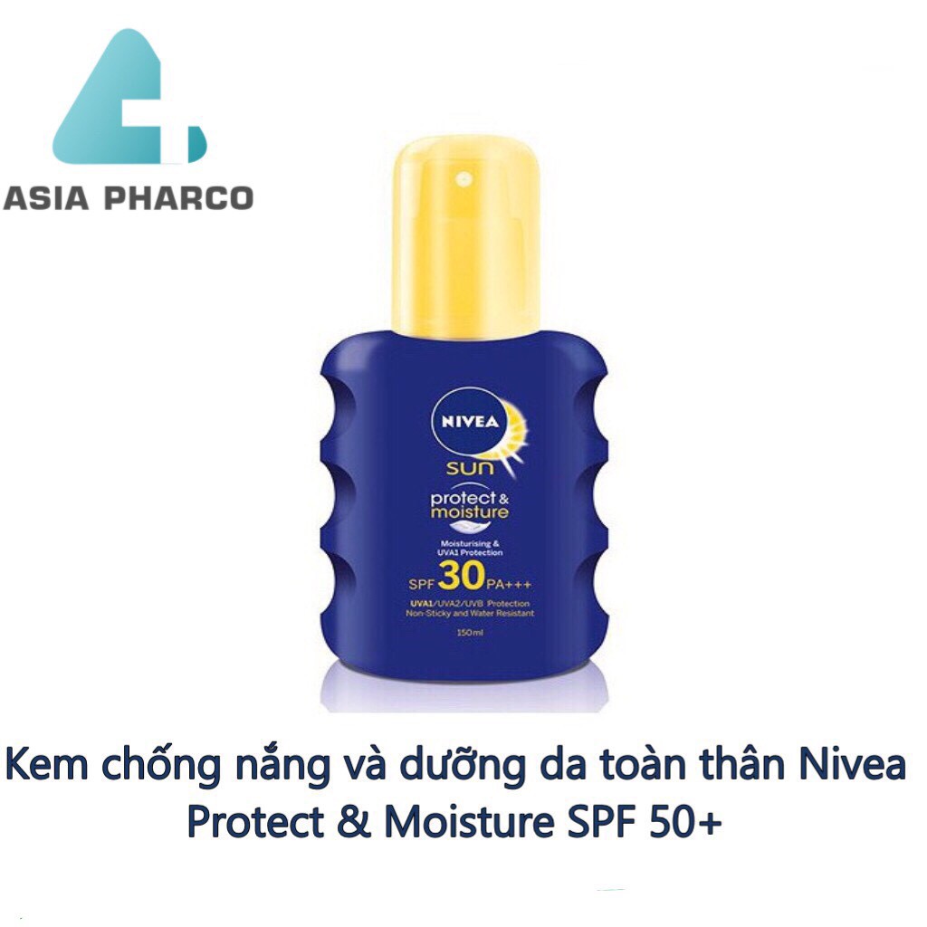 xịt chống nắng dưỡng ẩm NIVEA 150ML