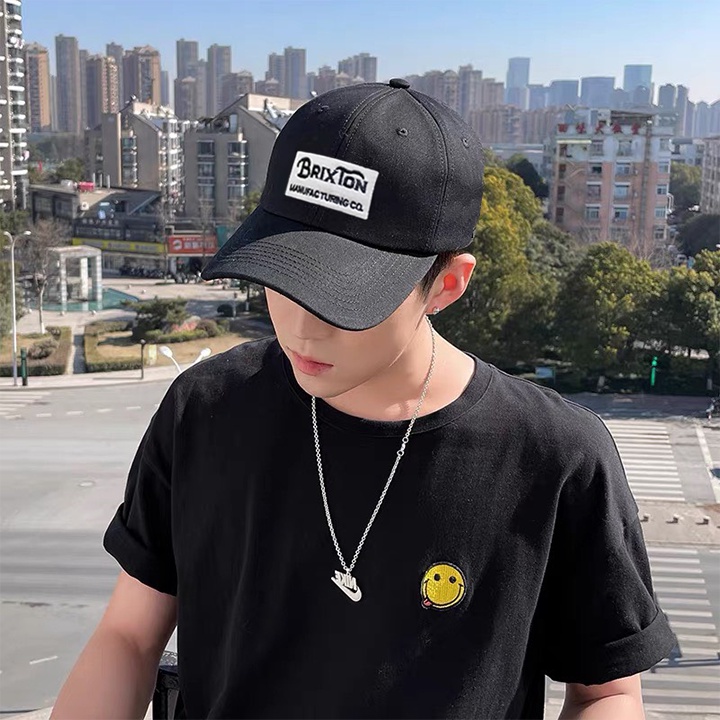 Nón kết mũ lưỡi trai trai nam nữ Brixton đen cao cấp phong cách Hàn Quốc YiiL mũ nón vnxk M01