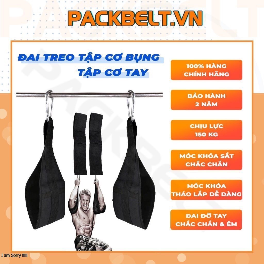 Dây Đeo Tập Bụng Dưới cho nam và nữ '' FREESHIP '' Đai đỡ tay treo xà đá bụng dưới [ bản siêu bền]