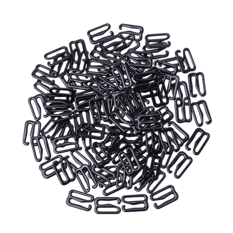 Set 100 Kẹp Kim Loại Có Thể Điều Chỉnh Dây Áo Ngực