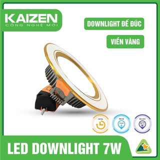 Đèn âm trần Kaizen 7W đổi 3 màu ánh sáng, đèn led âm trần Kaizen 7W đổi 3 màu ánh sáng