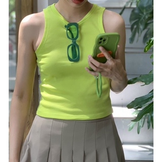 CieL Tanktop- VÀNG CỐM- Áo ba lỗ nữ