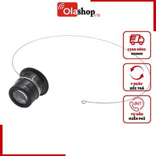 Combo kính lúp kẹp mắt kèm gọng