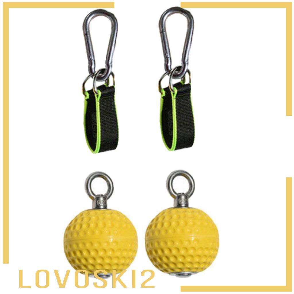 [LOVOSKI2] Non-Slip Pull-up Grip Ball Arm Back Muscles Climbing Rock Hold Trainer Strap