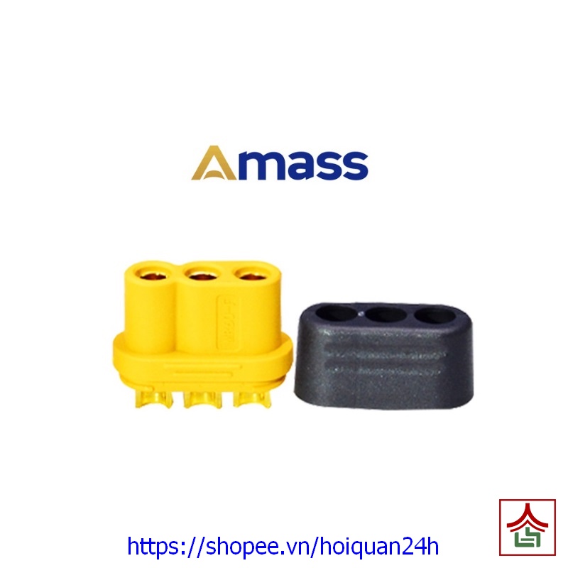 Jack Amass MR60 3 Chấu Loại Tốt Chịu Tải 60A, Jack MR60