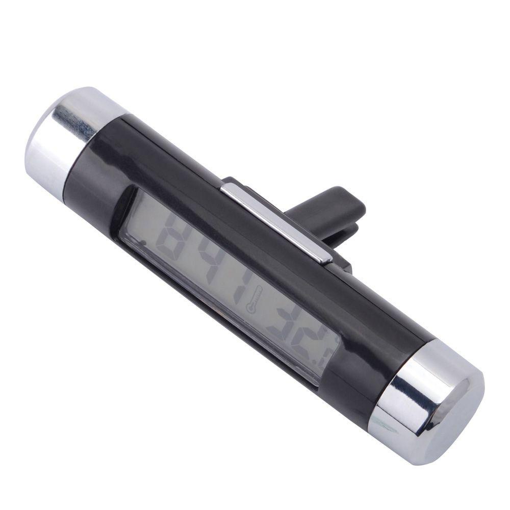 Đồng Hồ Kỹ Thuật Số Màn Hình LCD 2 Trong 1 Cho Xe Hơi