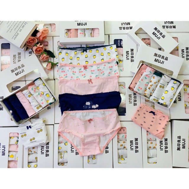 BÁN SỈ SÉT 5 QUẦN LÓT HỌC SINH CHO NỮ