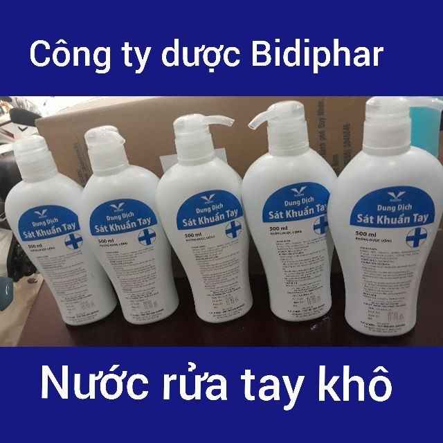 Sỉ 10 Chai Nước Rửa Tay Khô Sát Khuẩn Cực Tốt 500ml (Bệnh viện tin dùng)